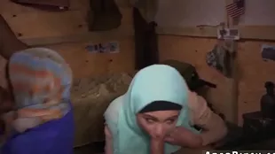 Muslim beggar copulates with an ash doll to cum in a hole!
