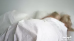 Brother's morning erection caught by surprise by his sister