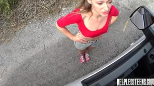 Callie Calypso's intense BDSM experience in a parking lot
